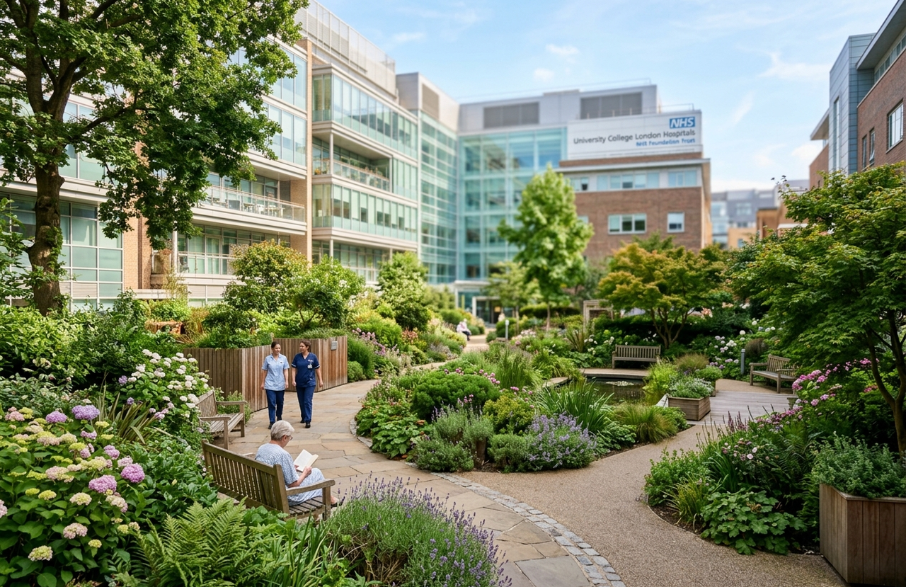 GWB hospital garden